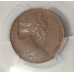 AUSTRALIA 1966 . TWO 2 CENTS . MAJOR ERROR . STRUCK THRU OBVERSE